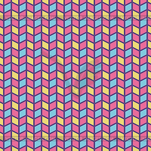 Colorful crazy seamless pattern - vector image