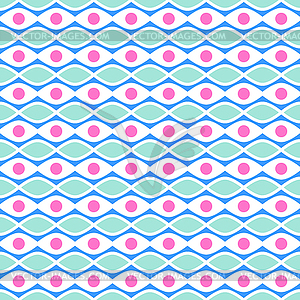 Abstract vivid seamless pattern - vector clipart