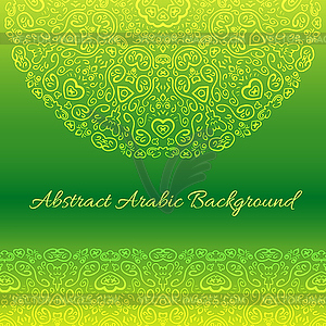 Abstract arabic background - vector clipart / vector image