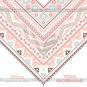 Tribal ethnic corner pattern. for your cute - vector image