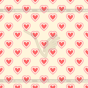 Romantic seamless pattern - vector image