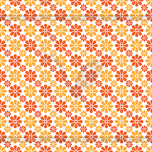 Autumn seamless pattern. Endless texture - vector clipart