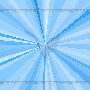 Синий фон лучи. для вашего яркого дизайна лучей - векторизованный клипарт