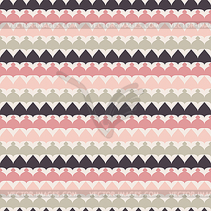 Cute retro abstract stripe seamless pattern - vector clipart