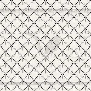 Retro abstract mesh seamless pattern - vector clipart / vector image