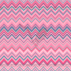 Cute zig zag stripe seamless pattern - vector image