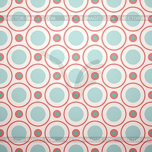 Retro different seamless pattern - vector image