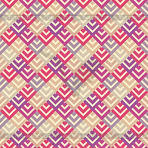 Abstract retro seamless pattern - vector clip art