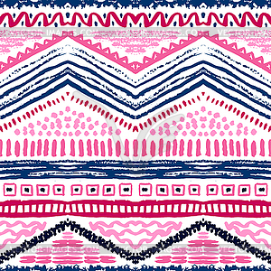 Painted seamless pattern - vector image