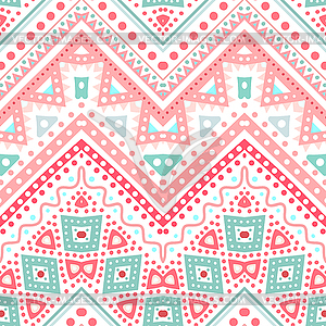 Tribal ethnic zig zag pattern - vector clip art