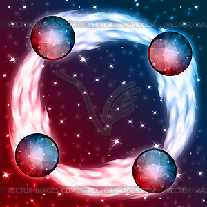 Abstract sphere - vector image