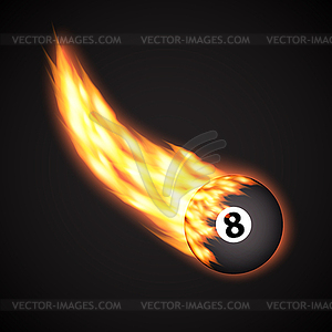 Billiard ball - vector clip art