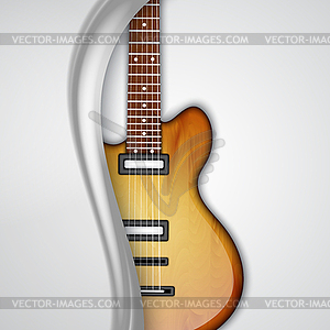 Electric guitar - vector clipart