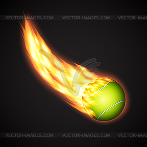 Tennis ball - vector clip art