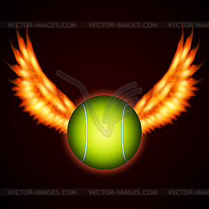 Tennis ball - vector image