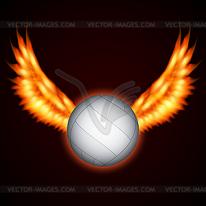 Volleyball ball - vector clip art