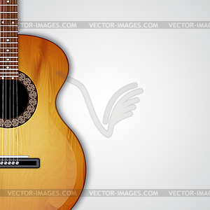 Acoustic guitar - vector clipart