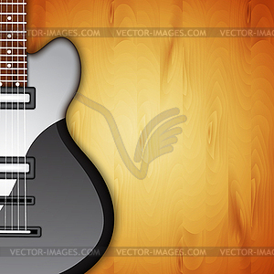 Electric guitar - vector clipart