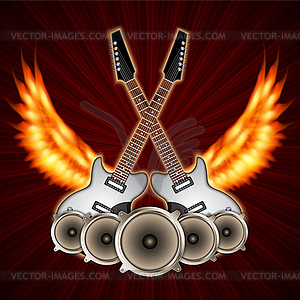 Music background - vector clipart