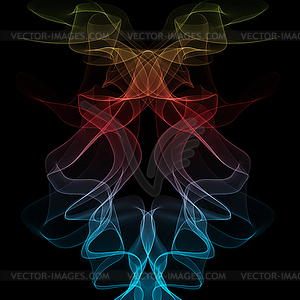 Abstract smoke background - royalty-free vector image