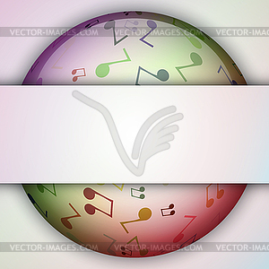 Music background - vector clipart
