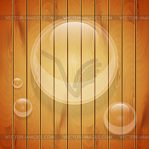 Wood background - vector image