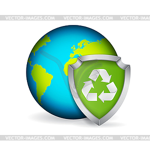 Recycle sign - vector clip art