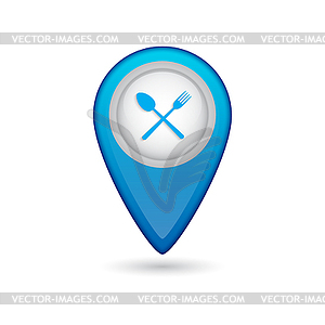 Map pointer - vector image