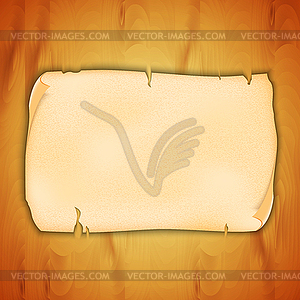 Background with old paper - vector clip art