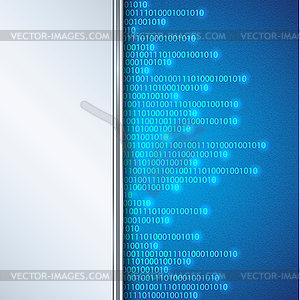 Binary background - vector image