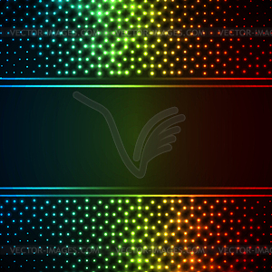 Neon background - vector clipart