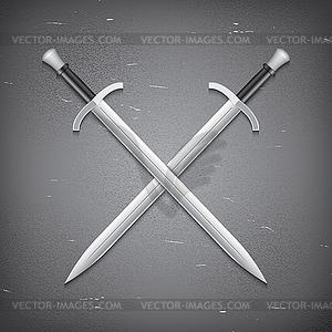 2 Swords Logo Stock Vector Illustration and Royalty Free 2 Swords Logo  Clipart