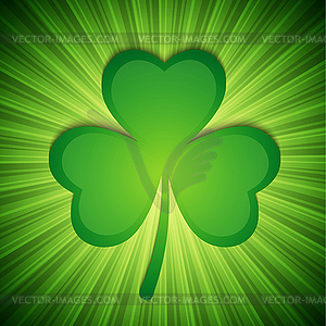 Clover background - vector clipart