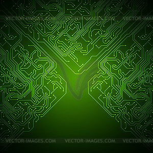 Technology background - vector clipart