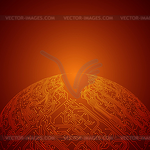 Technology background - vector image