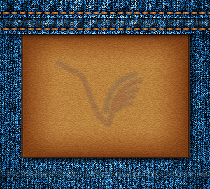 Denim texture - vector image