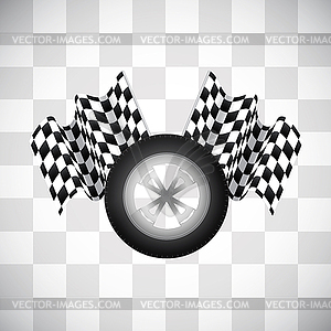 Race background - vector clipart