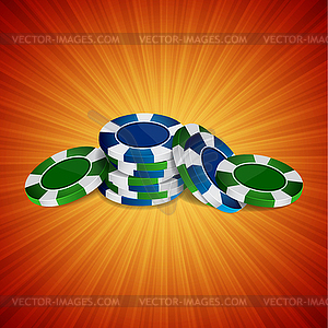 Casino background - color vector clipart