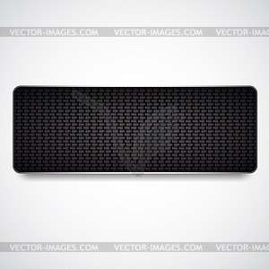 Carbon fiber texture - vector image