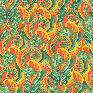 Seamless sunny indian pattern - vector clip art