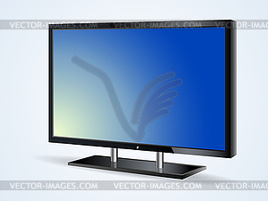 Desktop monitor - vector image