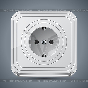 Электрический розетка - векторное изображение