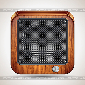 Computer loudspeaker - vector clipart