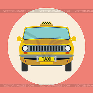 Taxi car - vector image