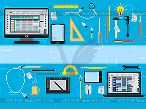 Web design concept - vector clip art