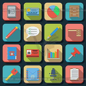 Business vector icons - vector image