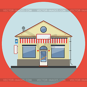 Магазин векторные иллюстрации - изображение в векторе / векторный клипарт