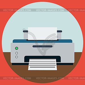 Printer icon - vector clipart