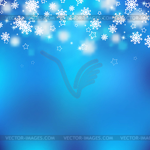 Winter background - vector clipart