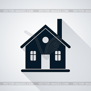 House icon - stock vector clipart
